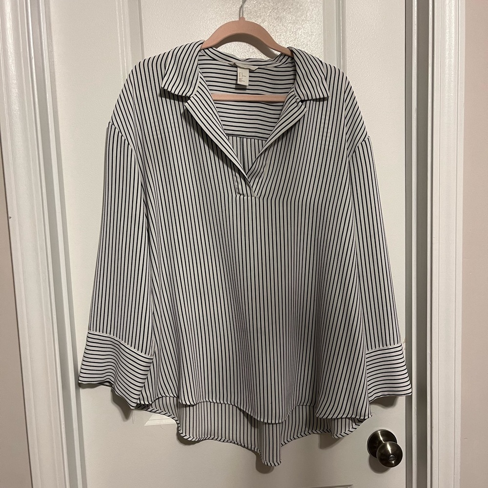 H&M striped blouse